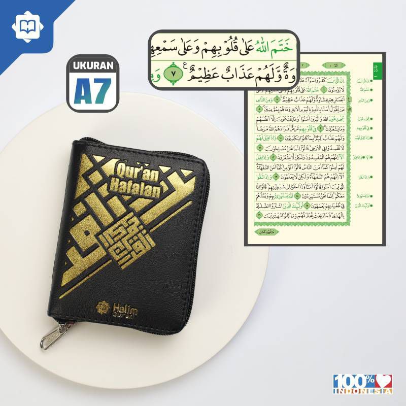 Al Quran Hafalan Saku Ukuran A7 Resleting