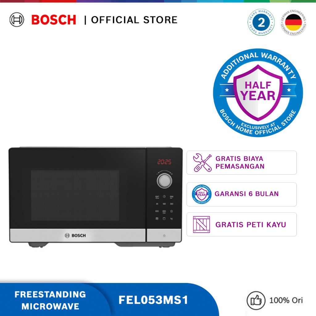 Bosch FEL053MS1 Microwave Seri 2 - Oven Mikro Multifungsi