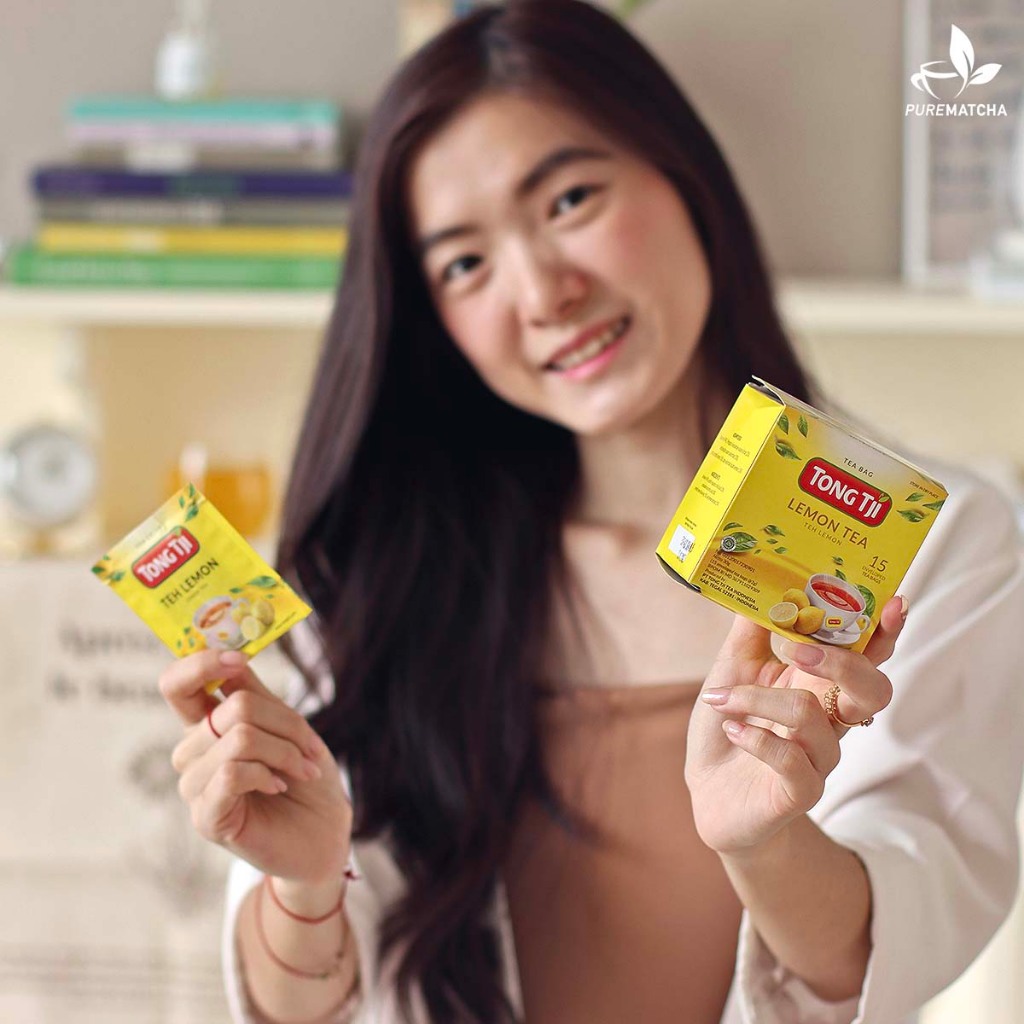 

Tong Tji LEMON Kemasan Box isi 15tb Tongtji Teh Celup Lemon Tea Premium