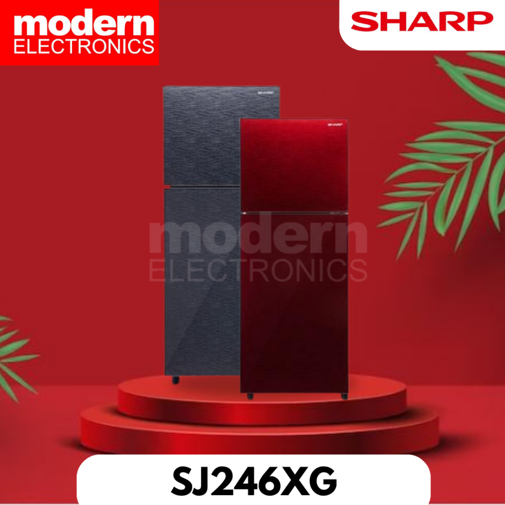 KULKAS SHARP 2 PINTU - SJ246XGMS