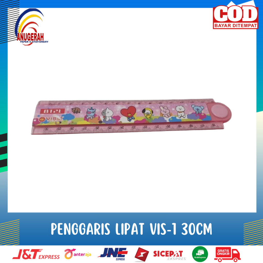 

PENGGARIS LIPAT VIS1 30CM (PCS)