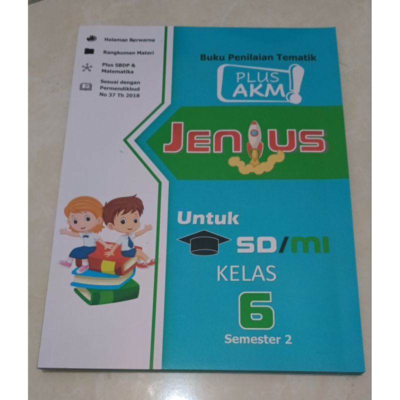 

Buku JENIUS KELAS 6 SD/MI Semester 2 Tahun 2024