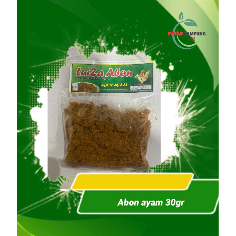 

Luiza abon ayam 30gr