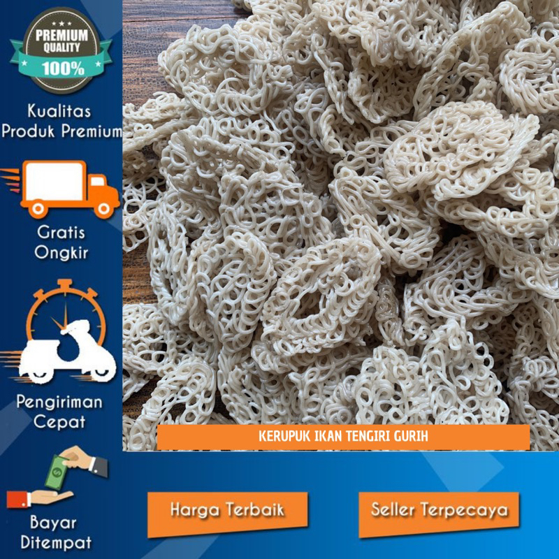 

Kerupuk SPESIAL IKAN TENGIRI OVAL - 250gr - 500gr - 1000gr