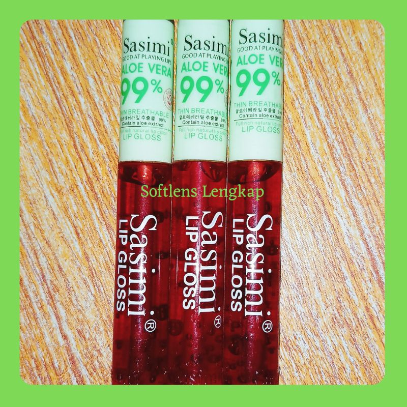 Sasimi Aloe Vera 99% - Lip Gloss Sasimi - Lip Tint Sasimi