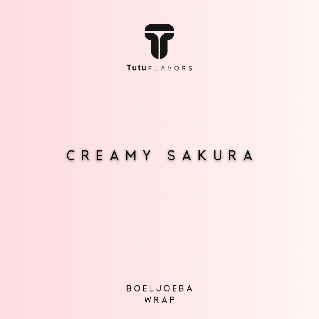 

Tutu Creamy Sakura Syrup Repack [30, 50, 100] g