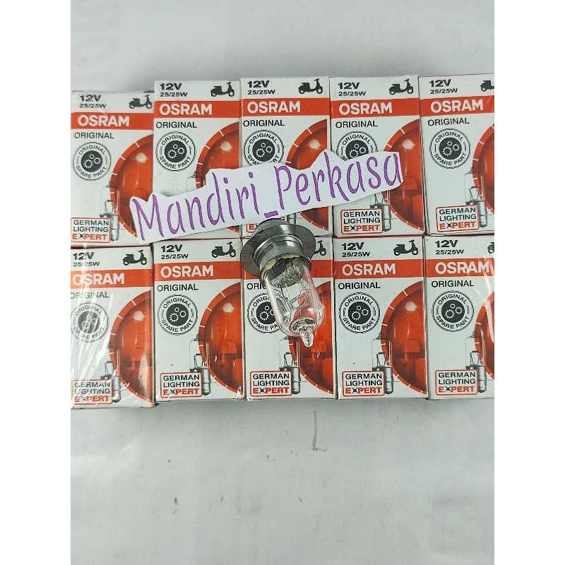 Bohlam Depan Motor Bebek Matic Osram Halogen Bolam