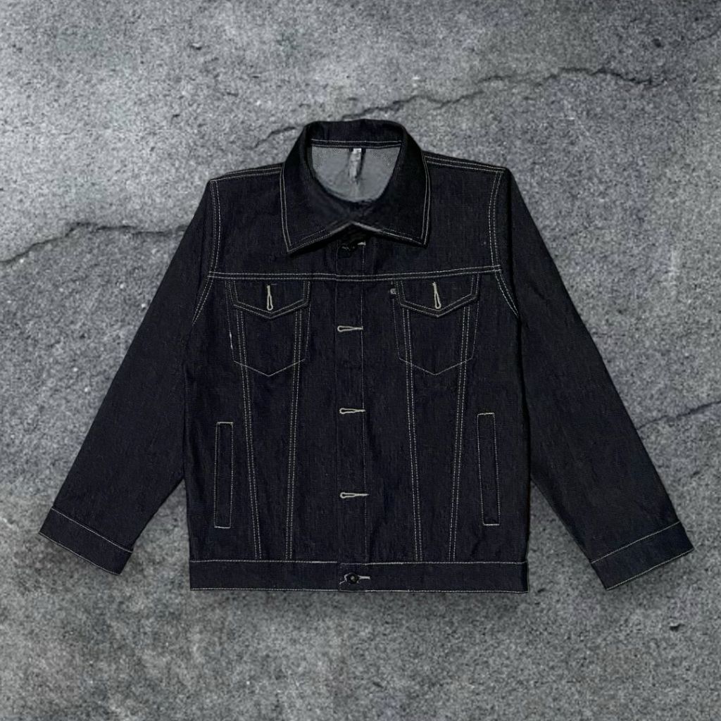 JACKET DENIM TRUCKER 14 oz RAW DENIM