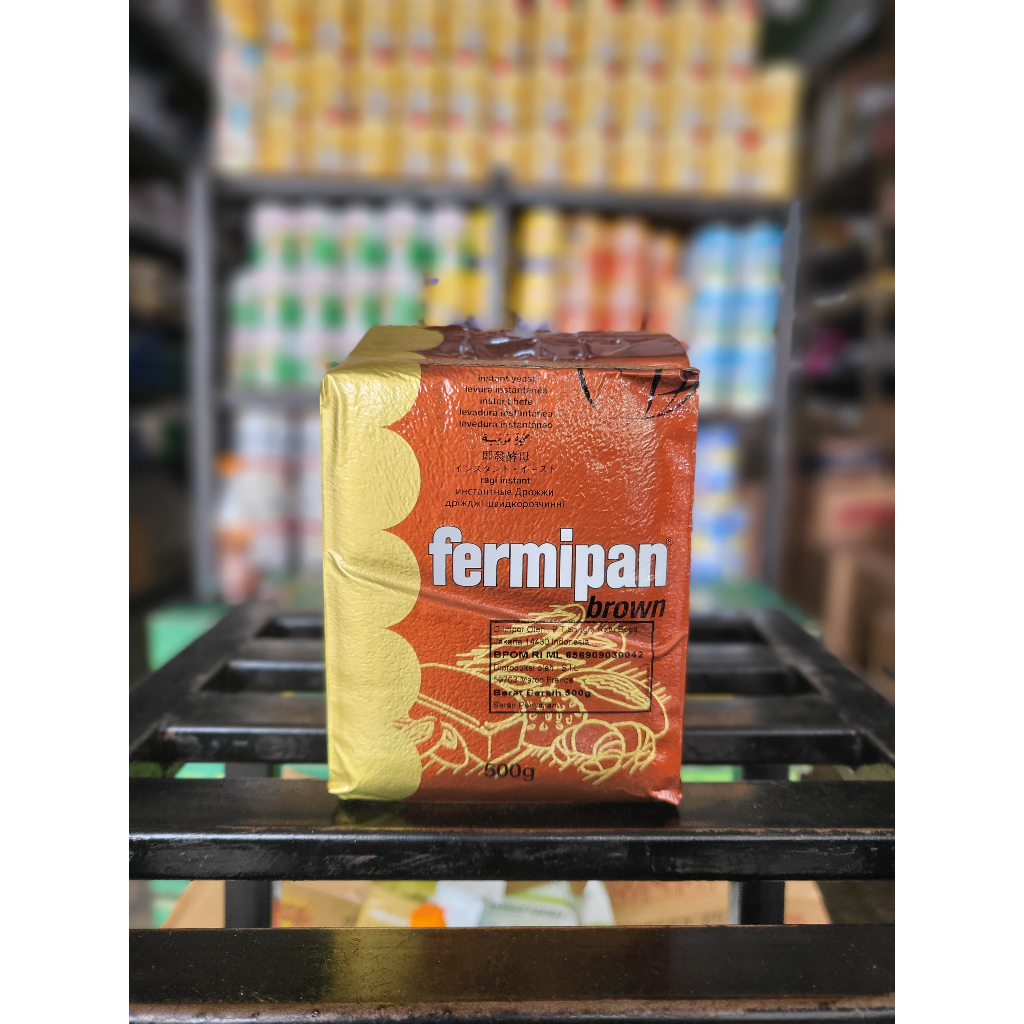 

Ragi Instan Kering Instant Yeast Brown Fermipan 500 gr