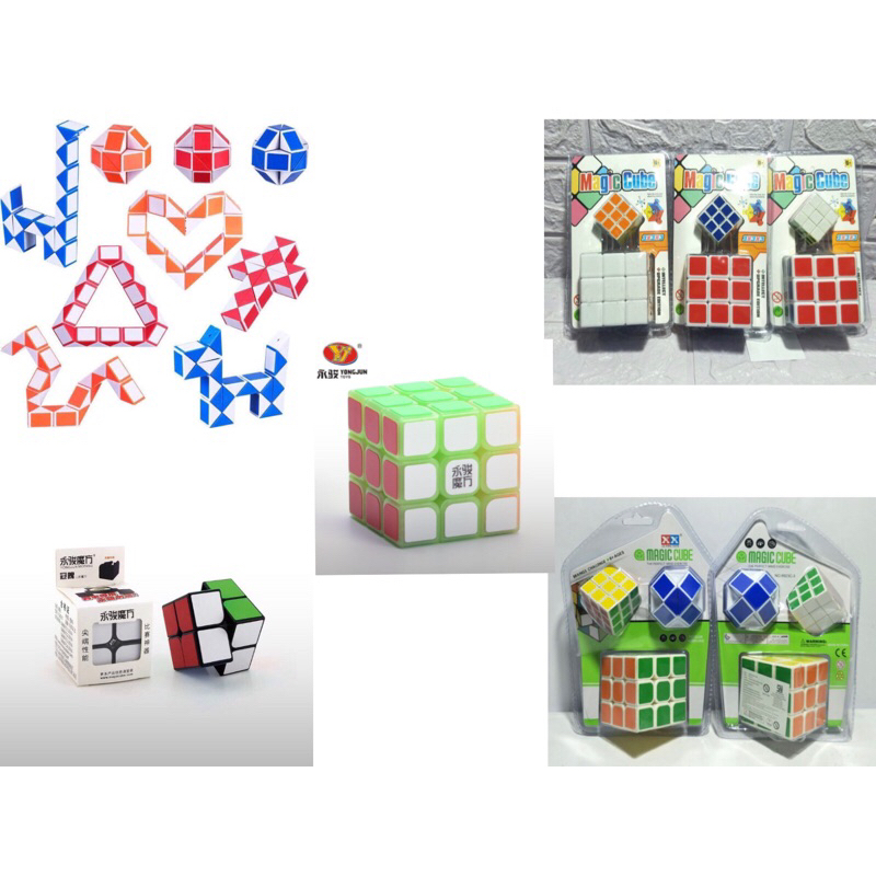 Mainan rubik snack/mainan rubik ular/mainan edukasi rubik/mainan rubik 3x3/mainan rubik 2x2/mainan r
