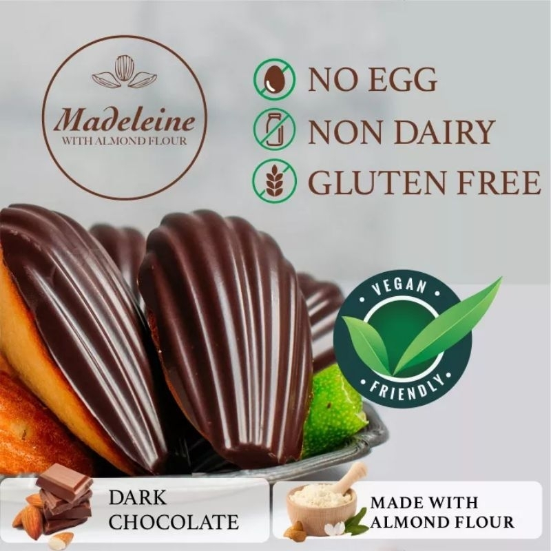 

Spencer's Vegan Madeleines - Spencers Healthy Snack Cake, Cemilan Cokelat Sehat