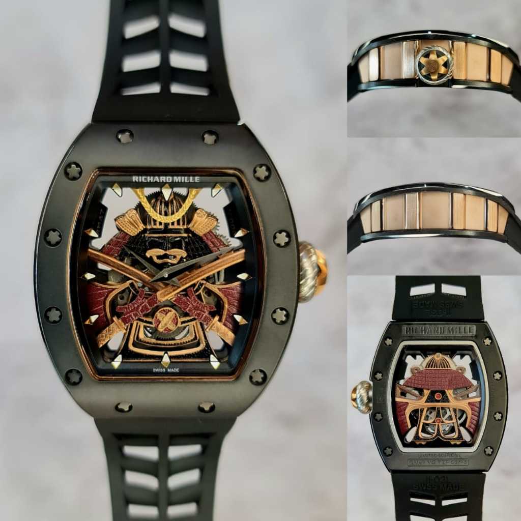 Jam Tangan Pria RM47 Tourbilon Bushido Philosophy Swiss Automatic