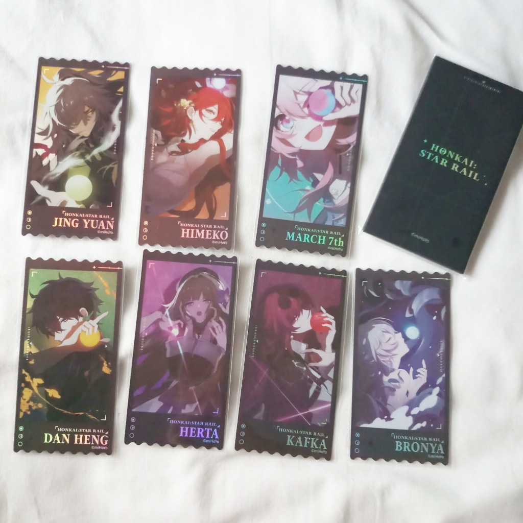 HSR Star Rail Holo Card Mihoyo March 7th Dan Heng Himeko Bronya Jingyuan Herta Kafka