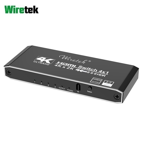 HDMI 4x1 Switcher Ultra HD 4Kx2K WIRETEK