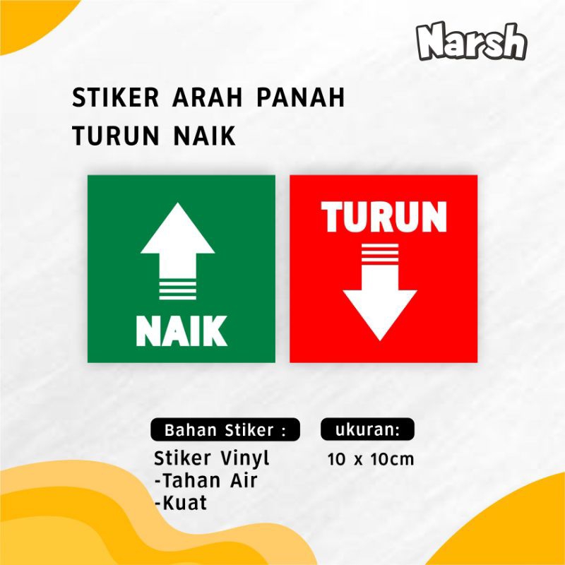 

STIKER | STIKER PANAH | STIKER TURUN |STIKER NAIK | STIKER SIGN | STIKER MURAH