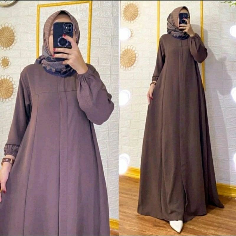 Dress Maryam gamis Maryam Kayla Dress  airflow LD 110cm