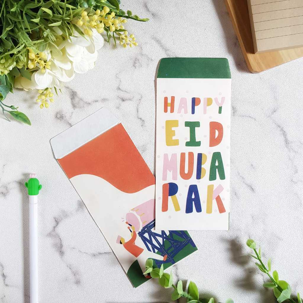 

( Isi 10 ) AMPLOP LEBARAN PANJANG ANGPAU THR IDUL FITRI UKURAN BESAR KERTAS TEBAL ISI 10 LEMBAR