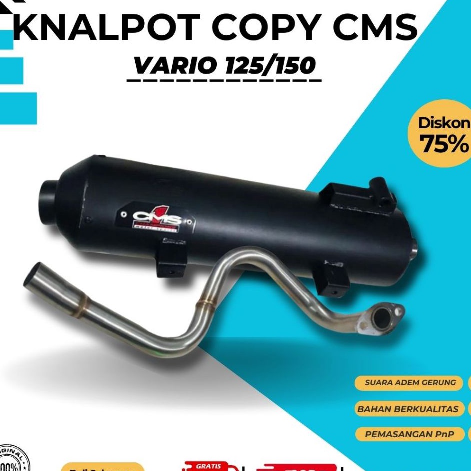 Vario125/150 old, Vario 125/150 new FUb KNALPOT CMS COPY VARIO 15 NEW Knalpot Vario ZRC copy CMS Var