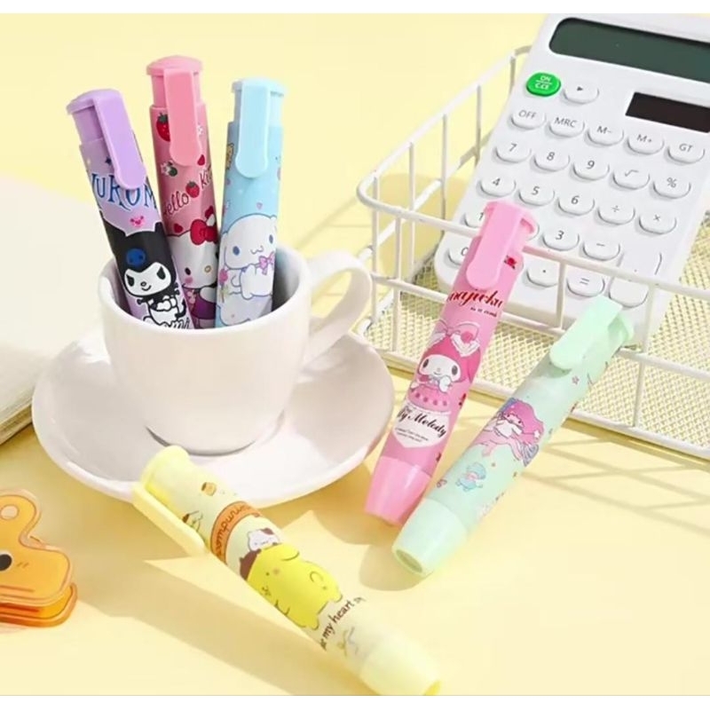

penghapus pensil mekanik motif karakter lucu / penghapus bentuk