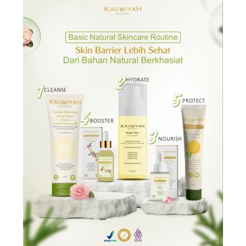 [READY SIAP KIRIM FREE DUS] KAUNIYAH NATURAL SKINCARE SERIES AMPOULE FACIAL WASH SUNSCREEN FACE OIL 