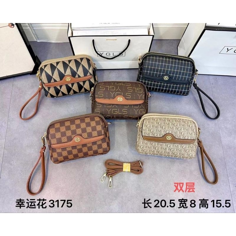 Tas selempang original JI Aurora'$ motif