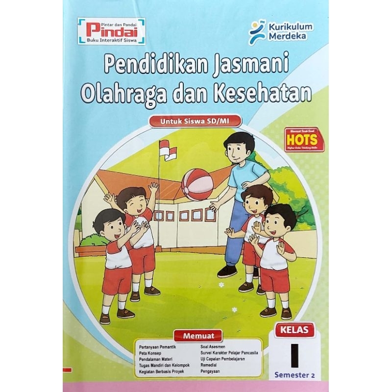 harga satuan Lks pindai PJOK  KELAS 1 Semester 2 Kurikulum Merdeka