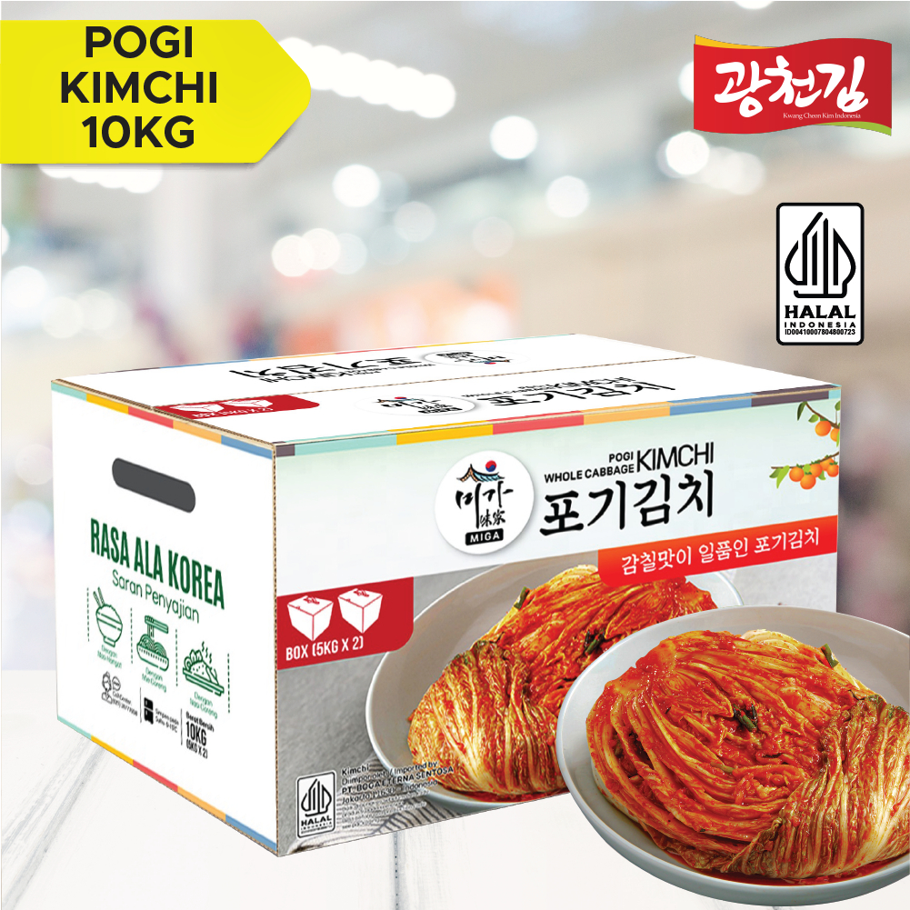 

POGI KIMCHI Sawi Fresh / Kimchi Halal / Kimchi Korea 10KG - Makanan Korea