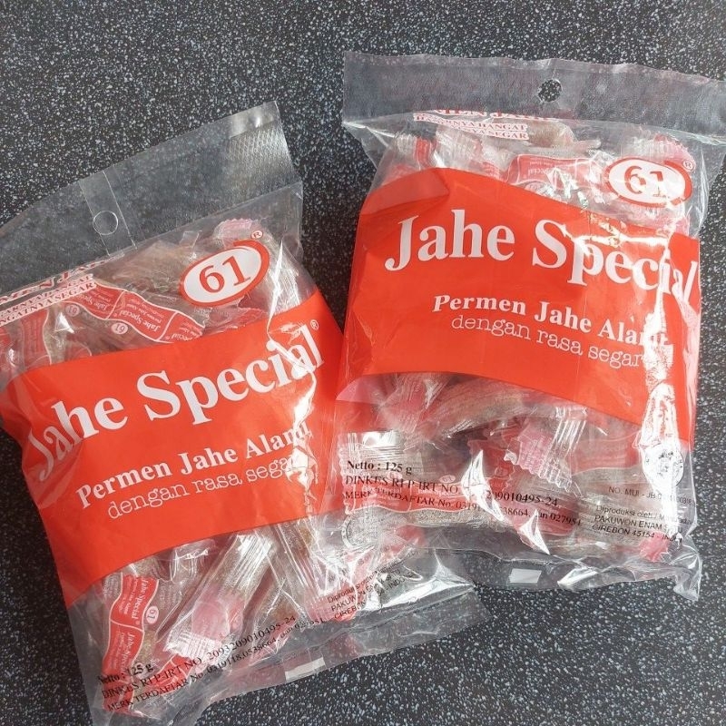 

Permen Jahe 61/ permen jahe alami 125gr / ginger candy