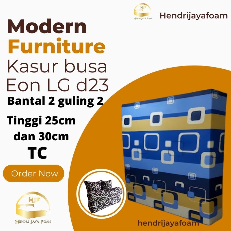 kasur busa/kasur lantai/kasur Inoac eon LG d23 tinggi 25 dan 30cm bahan tc bergaransi 10 tahun ngese