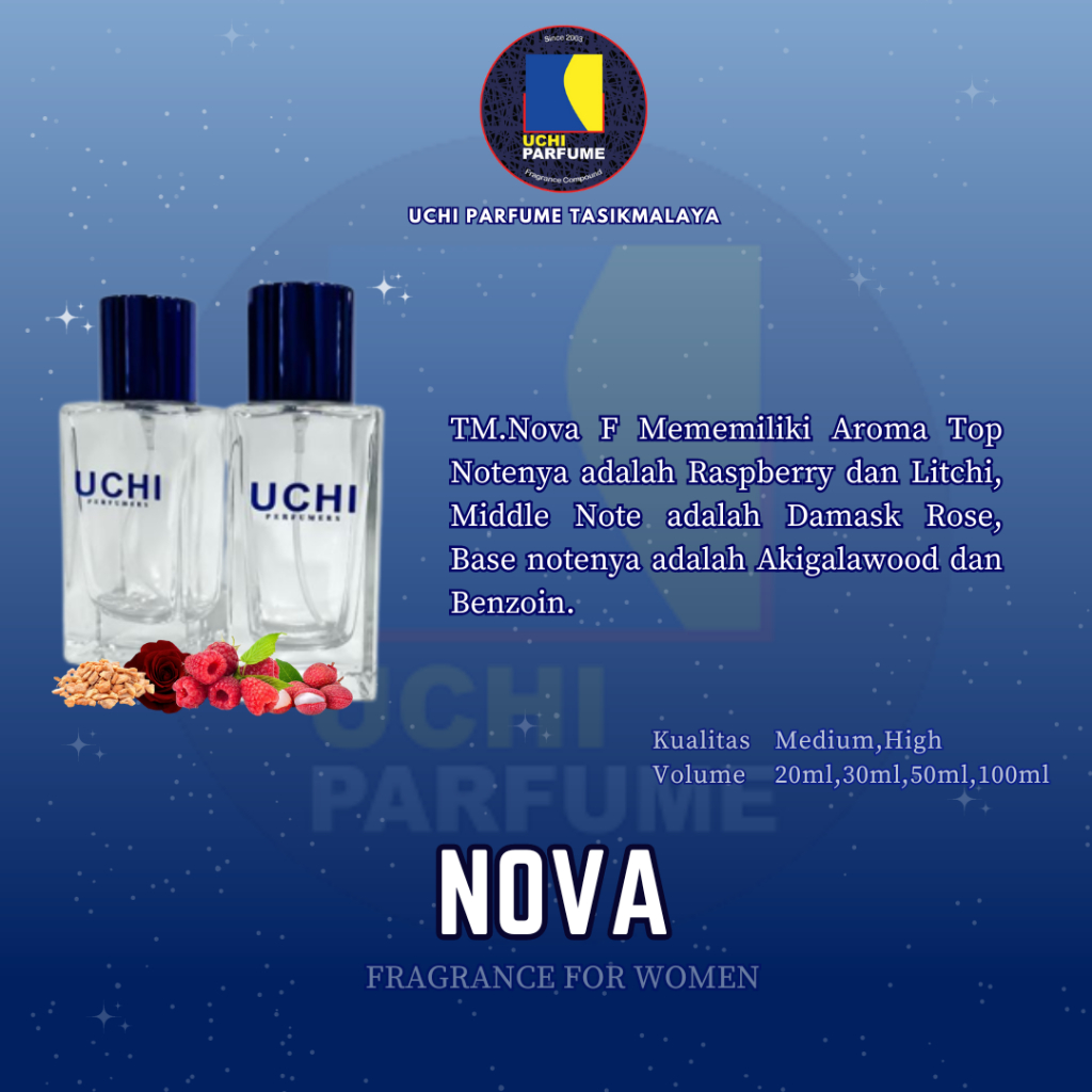 Uchi Parfume Refill Parfum TM NOVA (20ML,30ML,50ML,100ML)