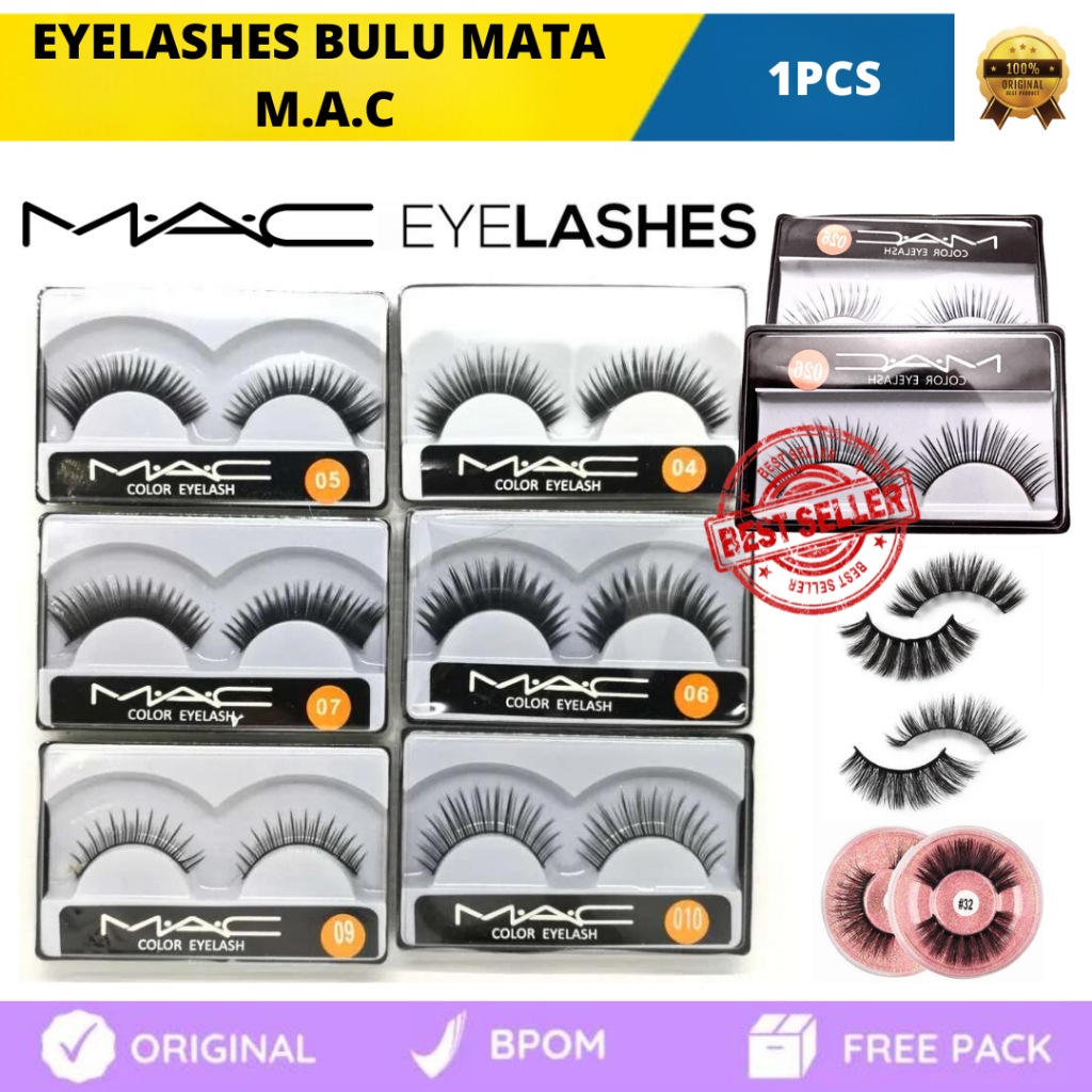 𝗤𝗨𝗘𝗘𝗡𝗖𝗢𝗦𝗠𝗘𝗧𝗜𝗖𝗦 - Eyelash Extension | Bulu Mata Mac | Bulu Mata Palsu Korean Natural | Kosmetik Mata 