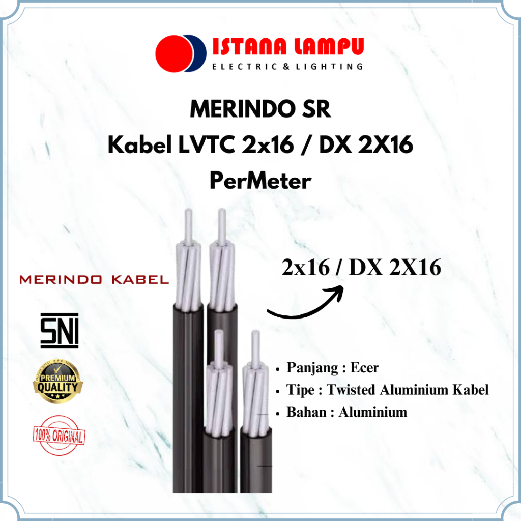 Kabel LVTC 2x16 / DX 2X16 MERINDO SR