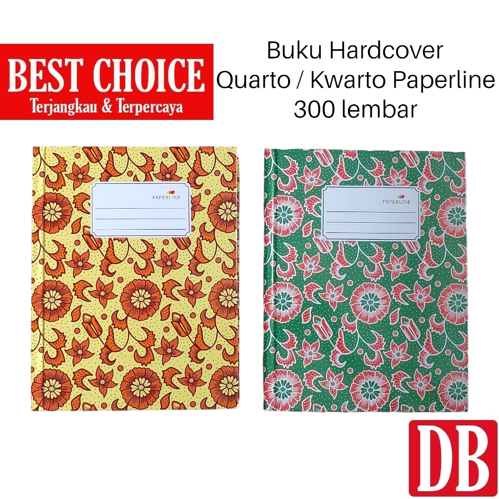 

Buku Kwarto / Quarto Hardcover Paperline 300 lembar (1 pcs)