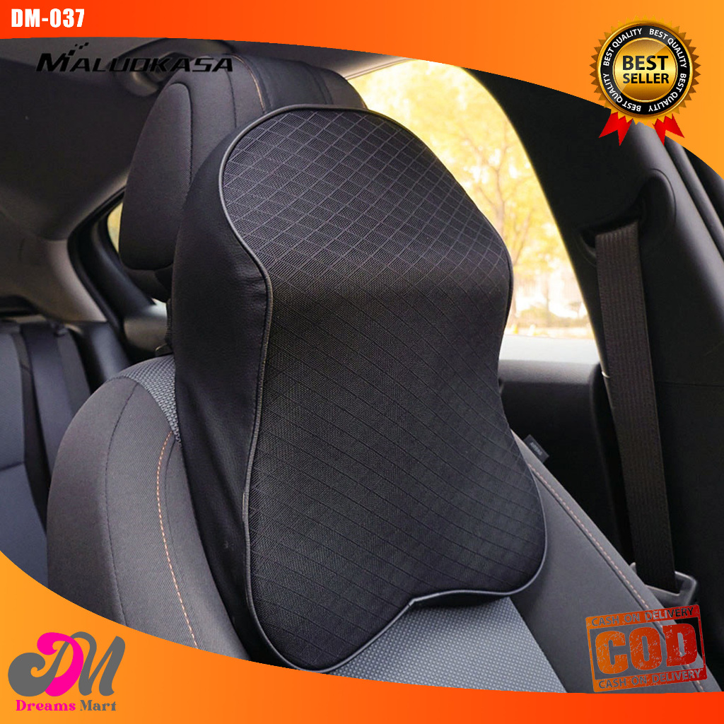 Bantal Leher Kursi Mobil Ergonomis Memory Foam