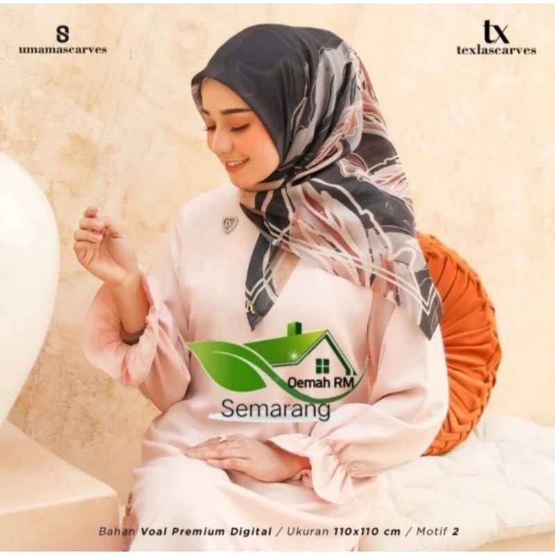 Umama Scarf Premium - Texla Scarves + Free Signature Brooch