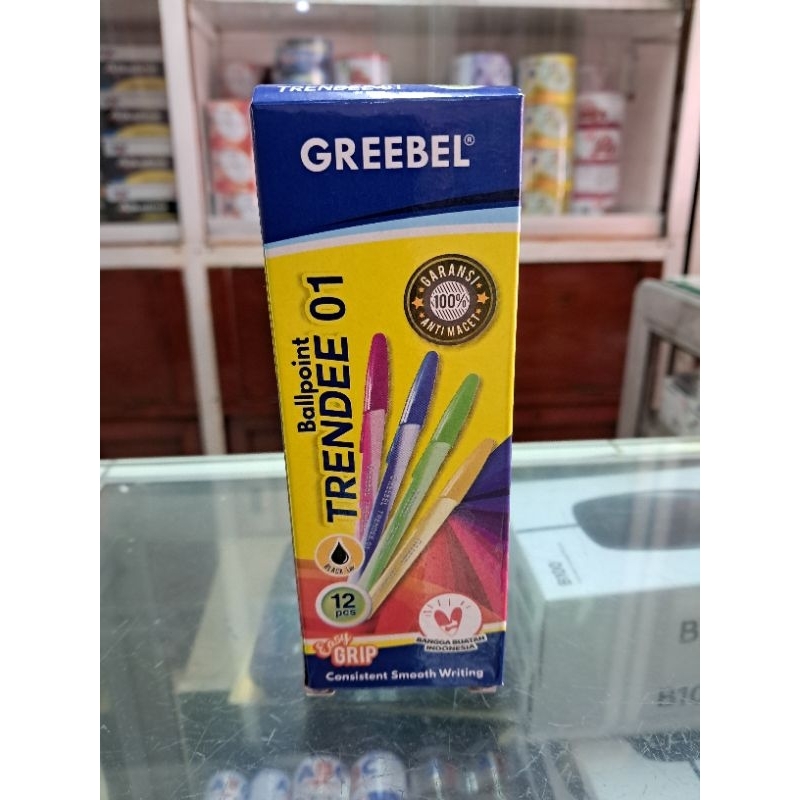 

Ballpen Trendee 01 Greebel isi 12 pcs