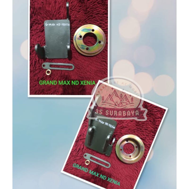 Breket Kompresor Granmax Pasang Kompresor Xenia 1000 Denso Full Set Daihatsu Ac Mobil (Baru/New) Dud