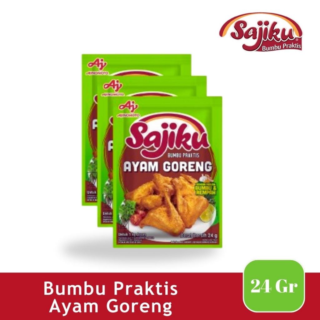 

Sajiku Bumbu Praktis Ayam Goreng 24Gr