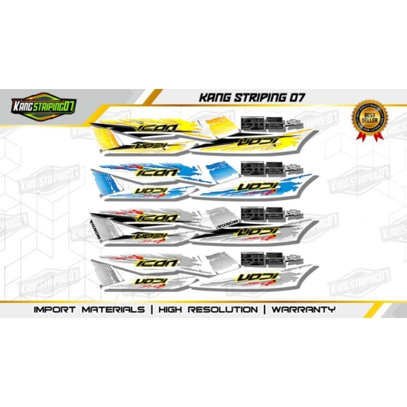 striping beat karbu icon sport transparan