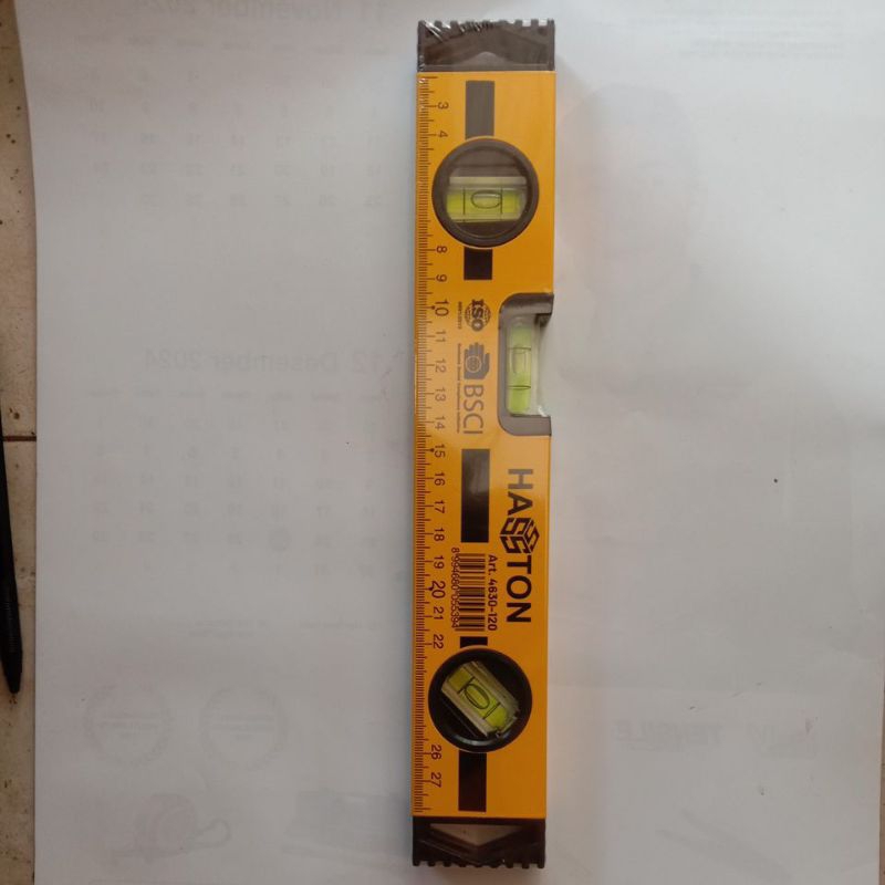 Hasston MAGNET ALUMUNIUM 12 Waterpass Alumunium 30cm