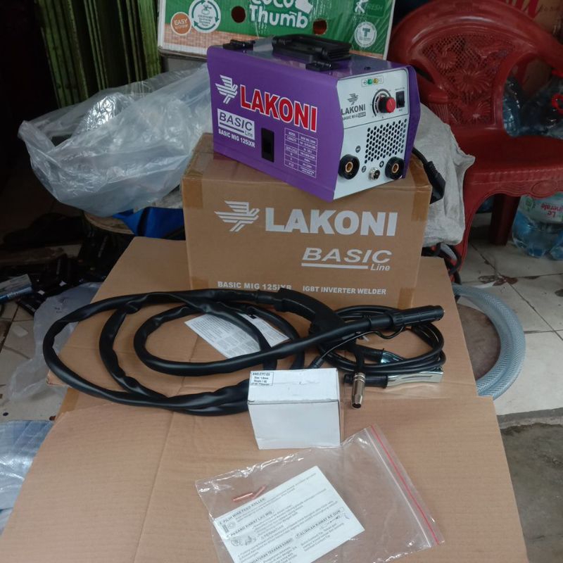 MESIN LAS LAKONI BASIC 125iXR MESIN LAS MIG FLUX CORE LAKONI TANPA GAS