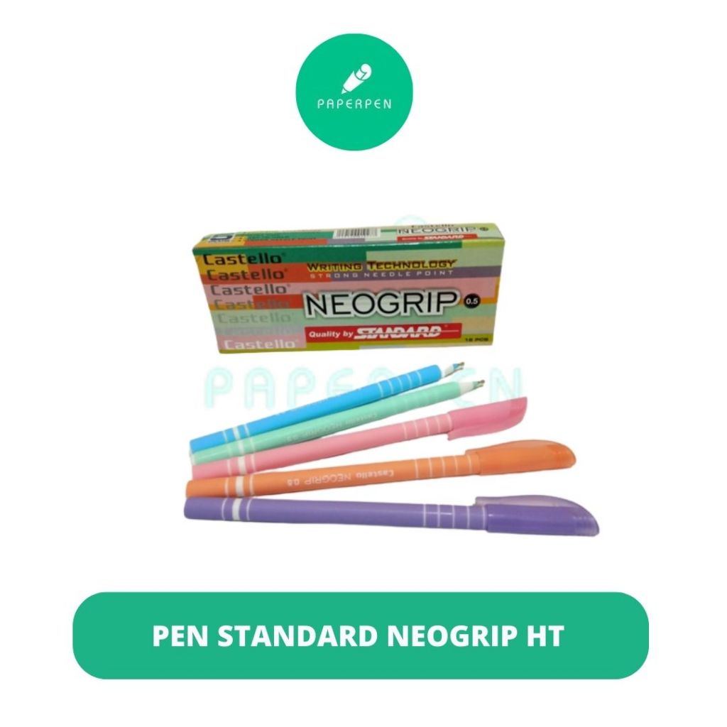 

(Lsn) Bulpoin Standard Neogrip Tinta Hitam
