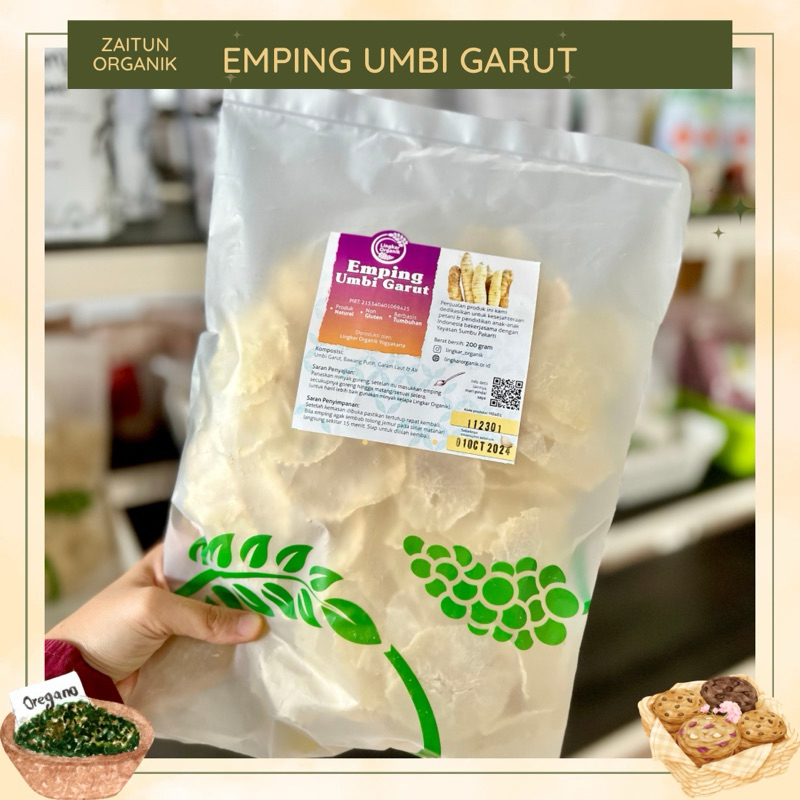 

Emping Umbi Garut | Emping Singkong | lingkar organik