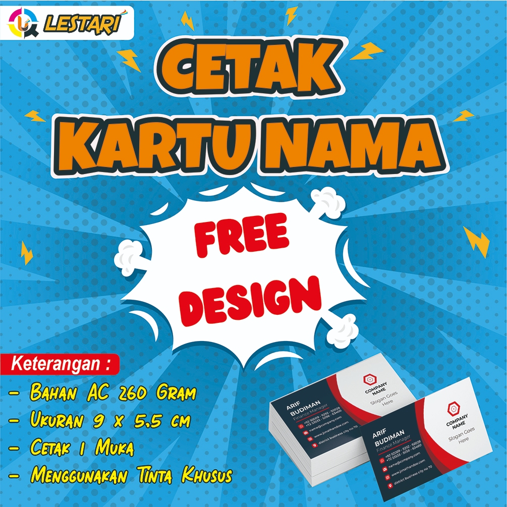 

KARTU NAMA MURAH FREE DESAIN DAN BOX 100 PCS/BOK