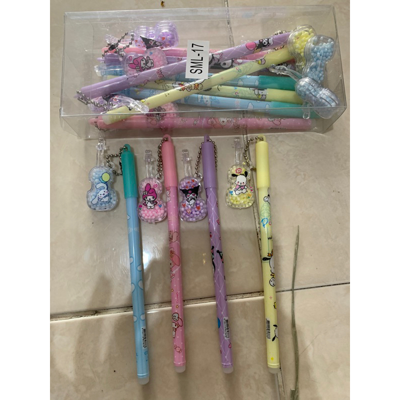 

pulpen sanRio model biola / pena karakter murah lucu