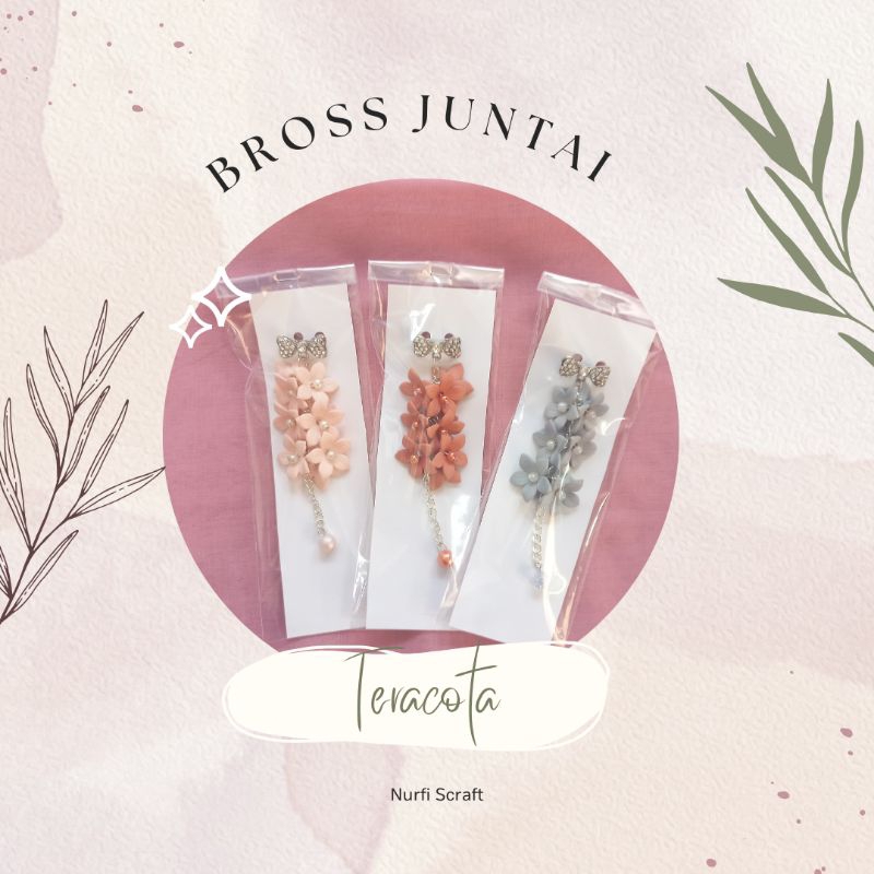 Bross Juntai Panjang Aksesoris Hijab Fashion Hijab