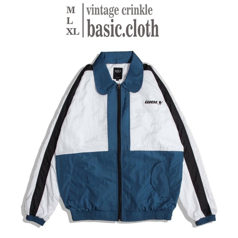 Jacket Vintage Crinkle | Jacket Outdoor Parasut | Jacket Coach Wolv Streetwear