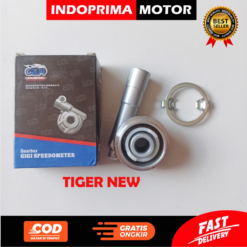 CRUN GIGI KM TIGER NEW. GEARBOS SPEDOMETER HONDA TIGER DAN MEGA PRO NEOTEK