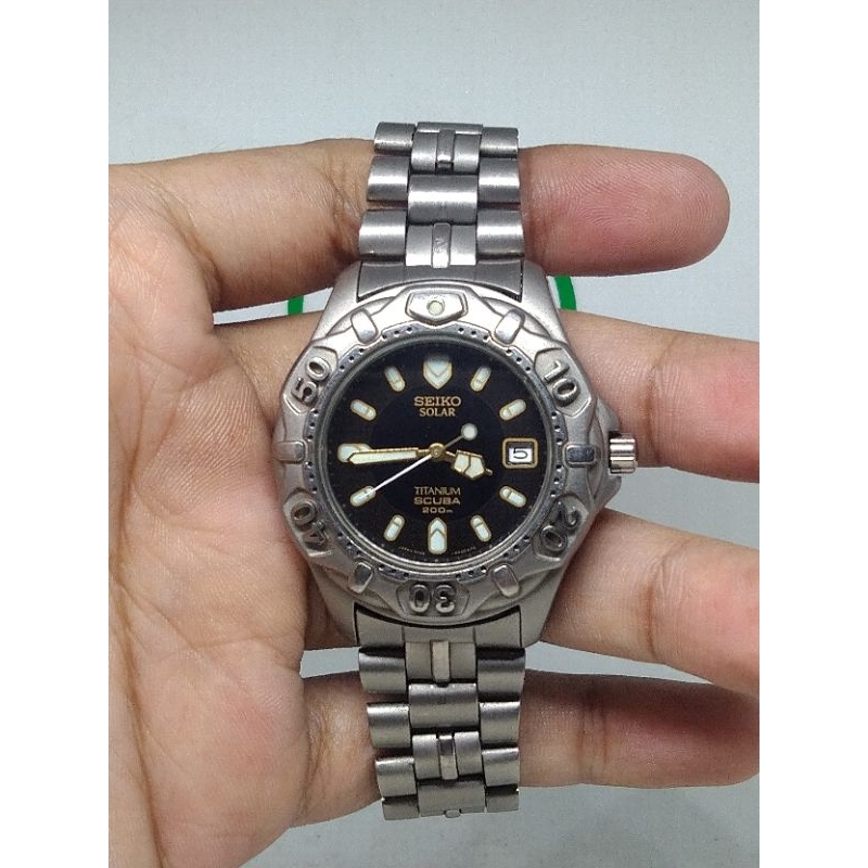 Seiko solar scuba diver titanium (RARE ITEM) not military