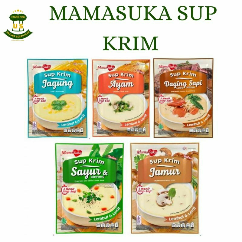 

Mamasuka Sup Krim Mamasuka Cream Soup Mamasuka Sup crem Jamur Mamasuka Sup Krim Ayam Mamasuka Sup Krim Jagung Mamasuka Sup Krim Sayur Dan Bawang Mamasuka Sup Krim Daging Sapi Lada Hitam Sop cream mama suka Sup Mama suka